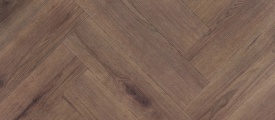 Floer Hybride Laminaat Visgraat Diepbruin Eiken FLR-1624 productfoto