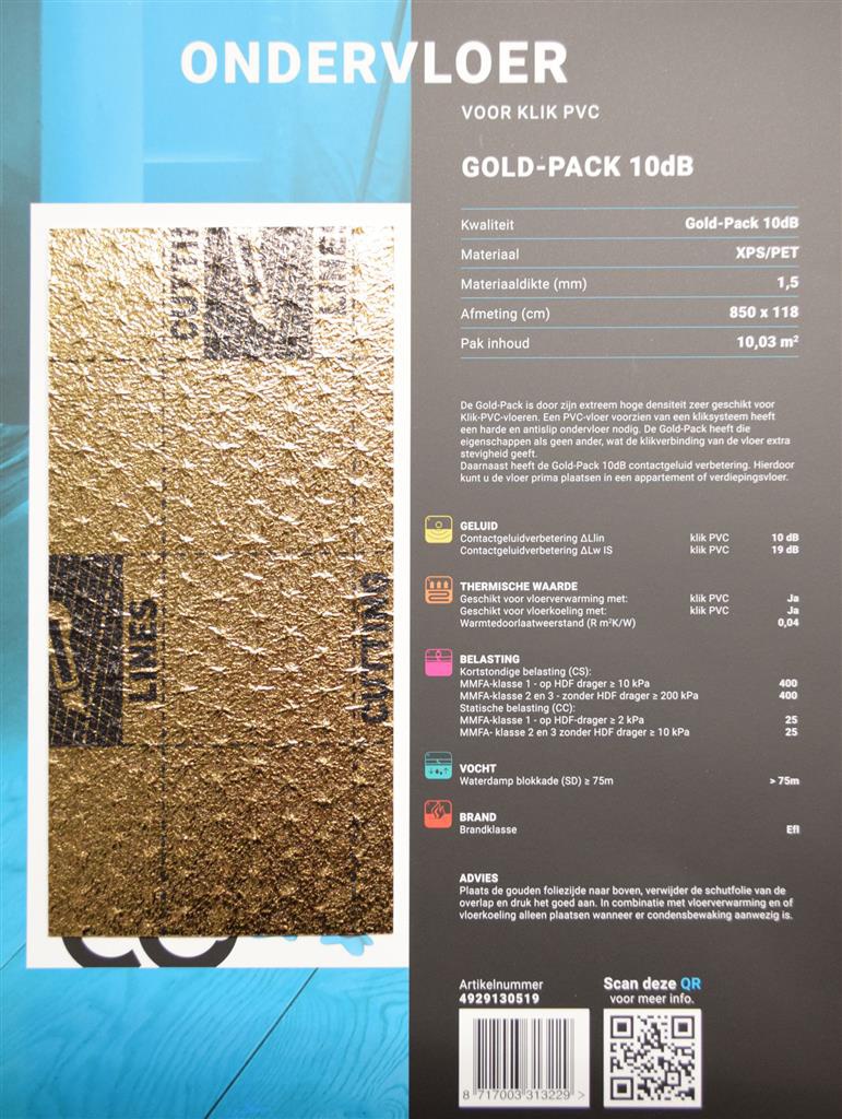 Productblad Gold-Pack 10dB