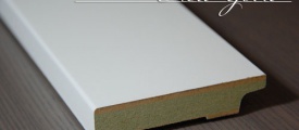 Exclusive Plint MDF plinten New York - MDF plint New York 12x70mm R9010 afgelakt