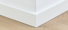 MDF plint 70x12 mm RAL9010 gelakt Berlijn
