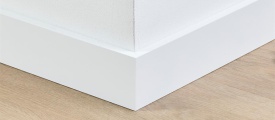 MDF plint 70x12 mm RAL9016 gelakt Amsterdam