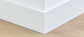 MDF plint 90x12 mm wit gefolied Amsterdam
