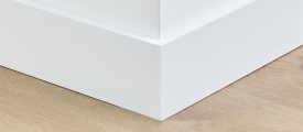 MDF plint 90x12 mm RAL9016 gelakt Amsterdam