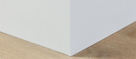 MDF plint 120x15 mm wit gefolied Amsterdam