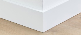 MDF plint 90x15 mm RAL9016 gelakt Amsterdam