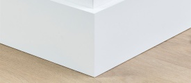 MDF plint 120x15 mm RAL9016 gelakt Amsterdam
