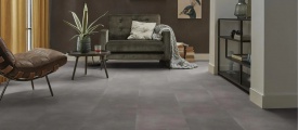 Interieur met Ambiant Baroso Grey PVC tegels