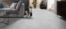 Interieur met Ambiant Piazzo Click Light Grey PVC tegels