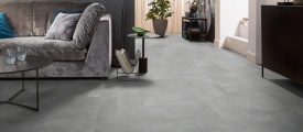 Interieur met Ambiant Piazzo Click Grey PVC tegels