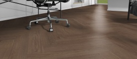 Monastro Visgraat XL 91 visgraat plak PVC sfeerfoto in woonkamer