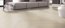 Terreno Visgraat XL Click 62 visgraat click PVC sfeerfoto in woonkamer