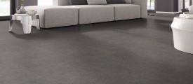 Touchstone Medium 103 PVC tegel steenlook plak PVC sfeerfoto in woonkamer