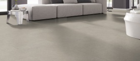 Touchstone Medium 104 PVC tegel steenlook plak PVC sfeerfoto in woonkamer