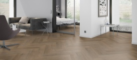 Attico Visgraat XL 84 visgraat plak PVC sfeerfoto in woonkamer
