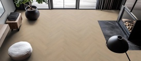 Cervo Visgraat XL 20 visgraat plak PVC sfeerfoto in woonkamer