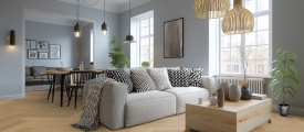 Borgo Visgraat XL 32 visgraat plak PVC sfeerfoto in woonkamer