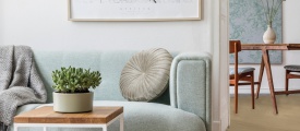 Bodiax Aringa Platinum Wood visgraat plak PVC als vloer in een interieur