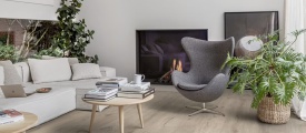 Floorify XL Planken Click F099 Clooney PVC plank click pvc in woonkamer sfeerfoto