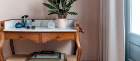 Floorify XL Planken Click F101 Sabayon PVC plank click pvc in eetkamer sfeerfoto