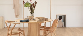 Floorify XL Planken Click F097 Matterhorn PVC plank click pvc in eetkamer sfeerfoto