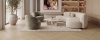 Gelasta Purio Walvisgraat Naturel 1141 plak PVC in woonkamer sfeerfoto