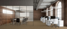 Therdex Herringbone Authentic 7564 visgraat plak pvc in woonkamer sfeerfoto