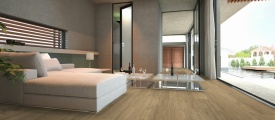 Therdex Chevron 12044 PVC plank plak pvc in woonkamer sfeerfoto