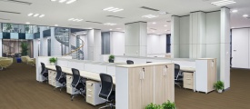 Therdex Rustique 15074 PVC plank plak pvc in woonkamer sfeerfoto