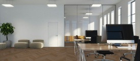 Therdex Premier Hongaarse Punt Click 6585 Hongaarse punt click pvc in woonkamer sfeerfoto