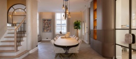 Therdex Premier Visgraat Click 7583 in stijlvol woonkamerinterieur sfeerfoto