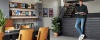 sfeerfoto van PVC tegel steenlook 1820 in woonkamer met rustige steenlook