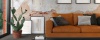 sfeerfoto van PVC tegel steenlook 1920 in woonkamer met rustige steenlook