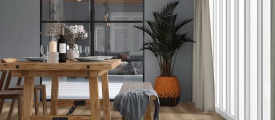 VivaFloors Tuscany 6860 plak PVC plank toegepast in een stijlvolle woonkamer