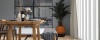 sfeerfoto van PVC plank 7210 in woonkamer met rustige houtdessin