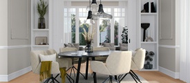 VivaFloors Bologna 7870 click PVC plank sfeerfoto met een ruimtelijk vloerbeeld