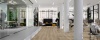 sfeerfoto van PVC plank 6810 in woonkamer met rustige houtdessin