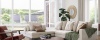 sfeerfoto van PVC plank 7840 in woonkamer met rustige houtdessin