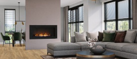 sfeerfoto van PVC plank 3530 in woonkamer met rustige houtdessin