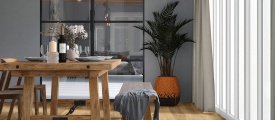 VivaFloors Sauerland 3520 click PVC plank toegepast in een lichte hal
