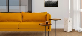 VivaFloors Bordeaux 8545 click PVC plank toegepast in een lichte hal