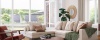 VivaFloors Mayfair 9040 click PVC plank sfeerfoto in een lichte woonkamer
